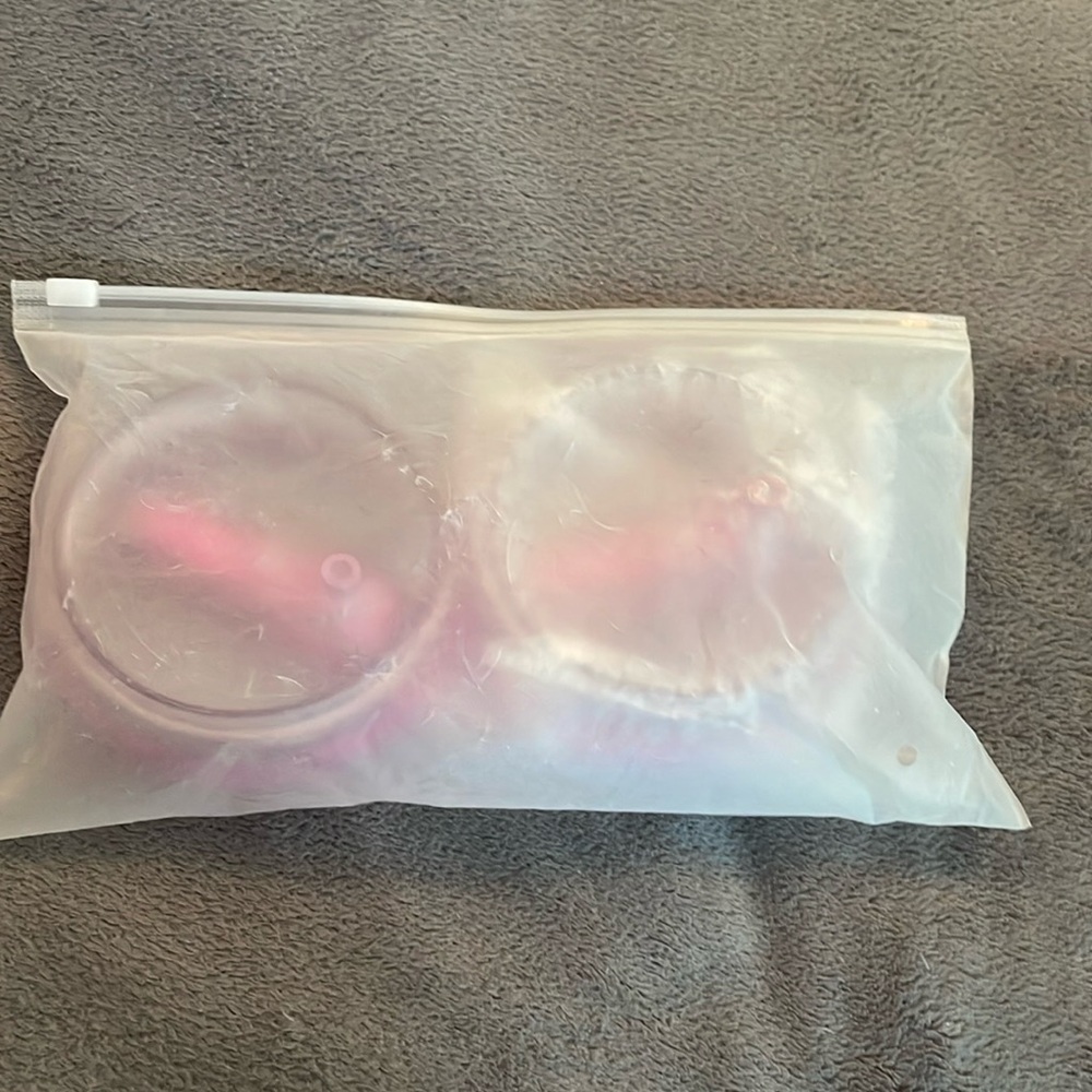 40 OZ Tumbler Lids Replacement pink for Stanley Quencher, 2 Straws new - Picture 6 of 8